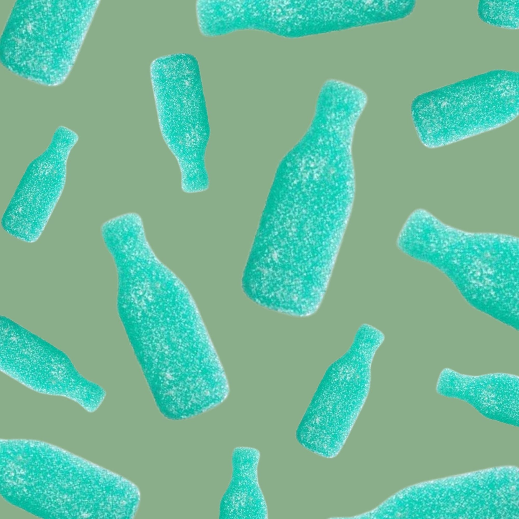 Flat Lay Grahn's Soda Pops Swedish Pick and Mix Candy