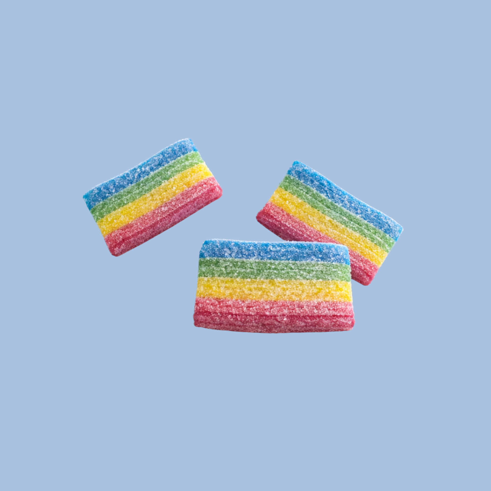 Jellioo rainbow sour belts single