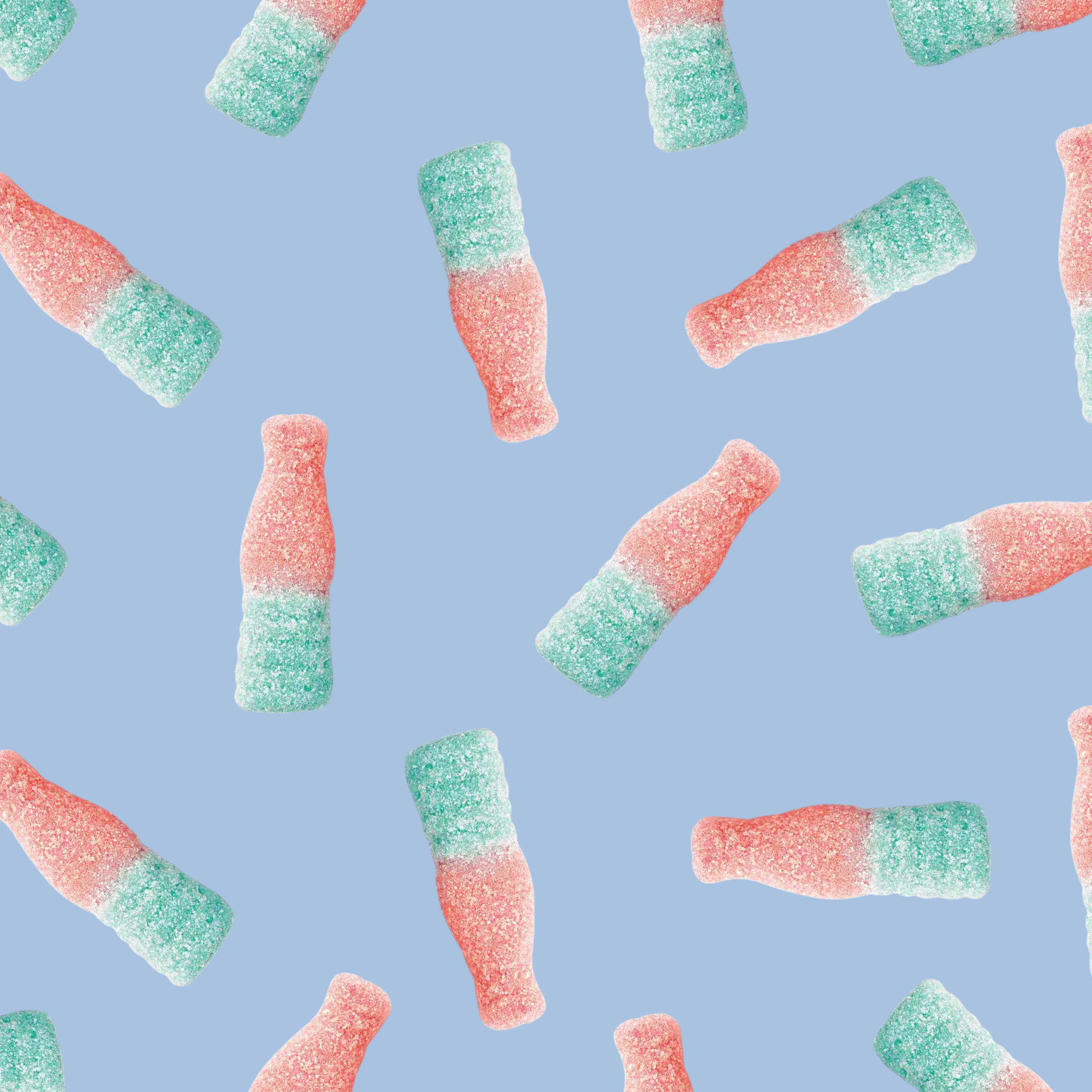 Lutti Fizzy Pop Bottles Swedish Candy Group