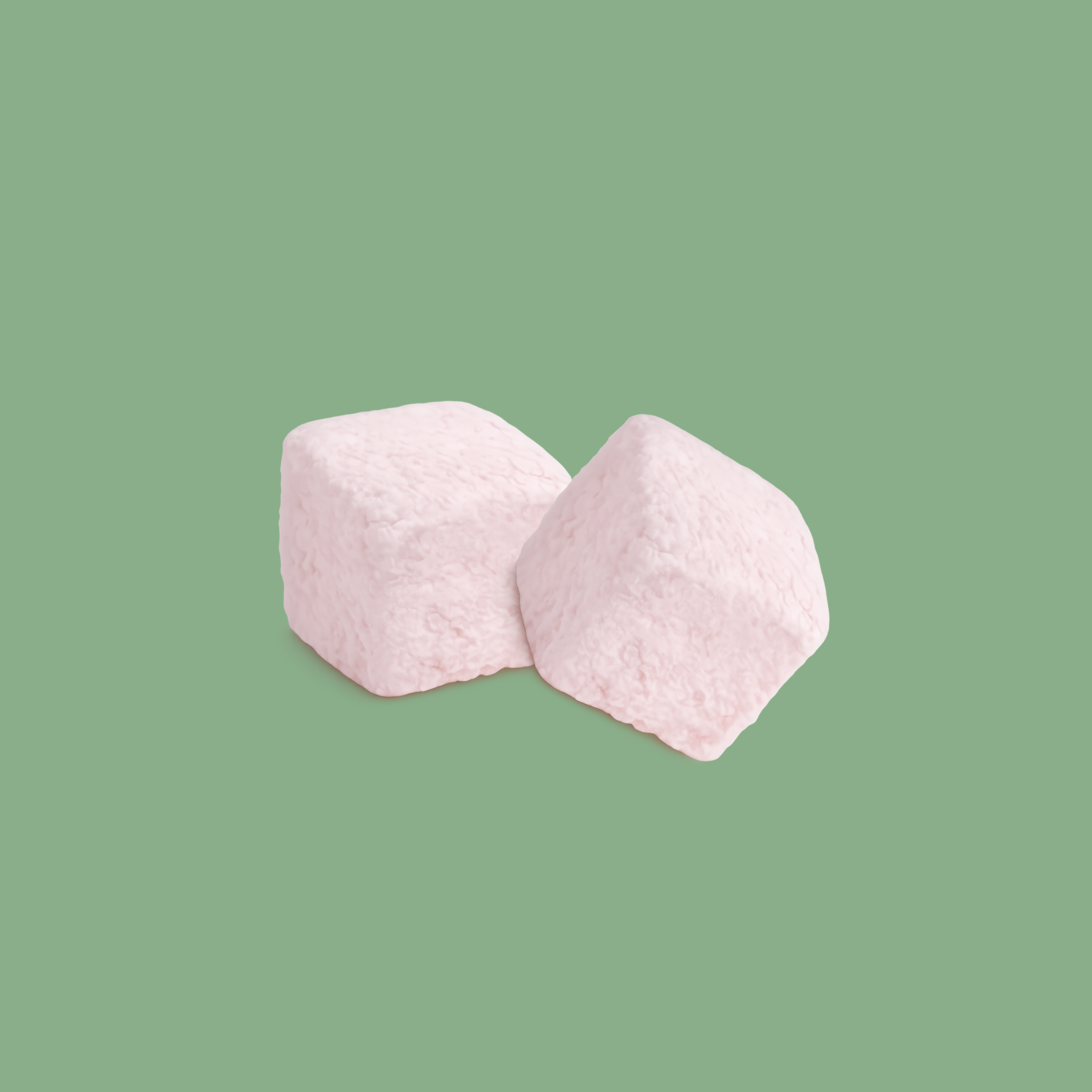 Strawberry Foam Sugar Cubes