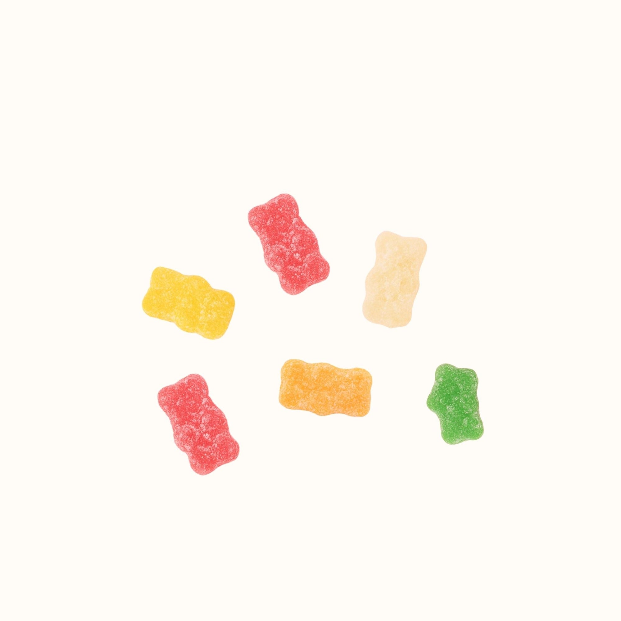 Close up Haribo Goldbear Sour Swedish Pick and Mix Candy