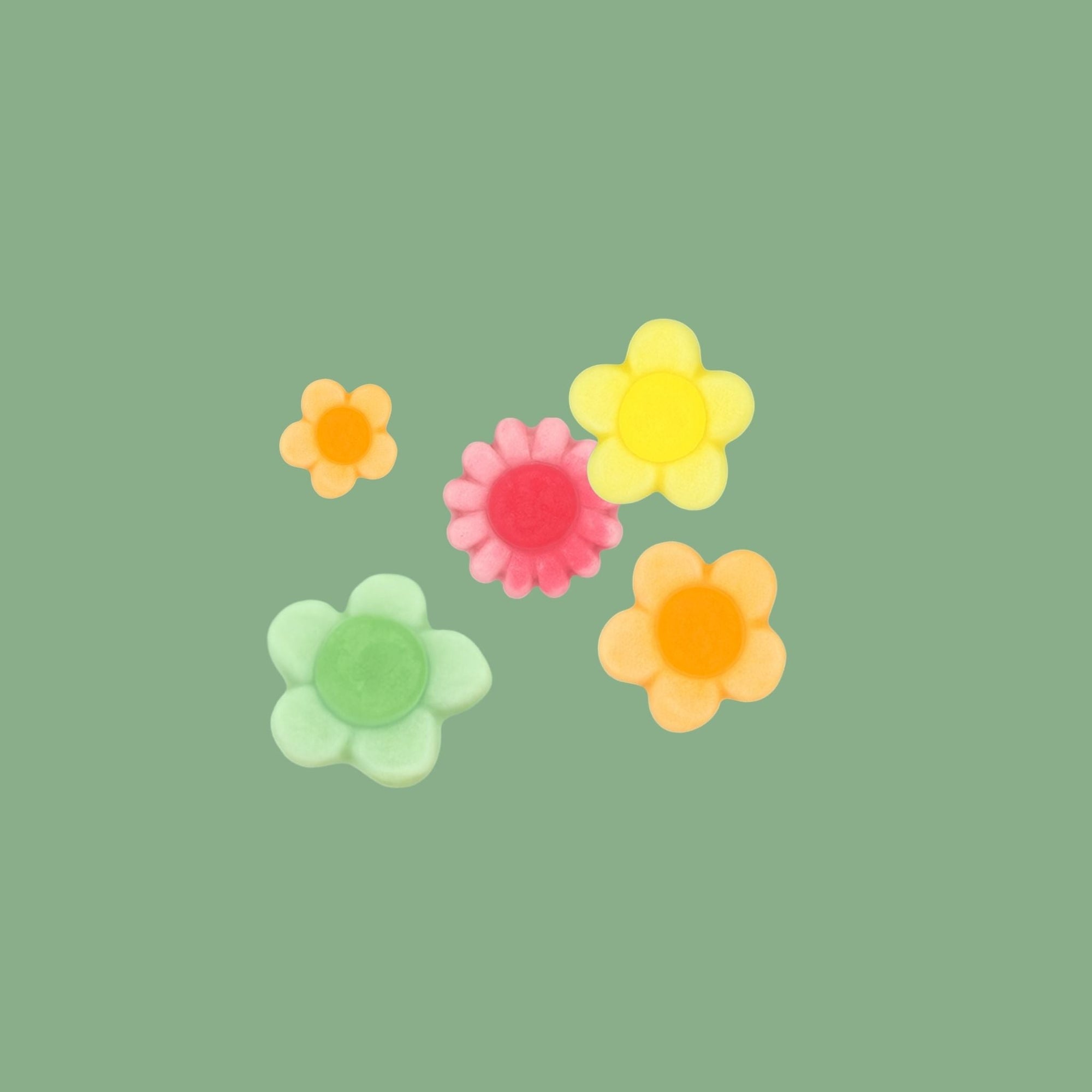 Close up Cloetta Happy Flower Swedish Pick and Mix Candy