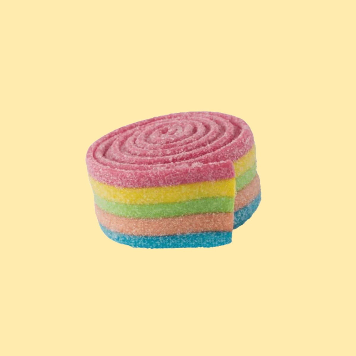 Close up Vidal Rainbow Rolls Swedish Pick and Mix Candy